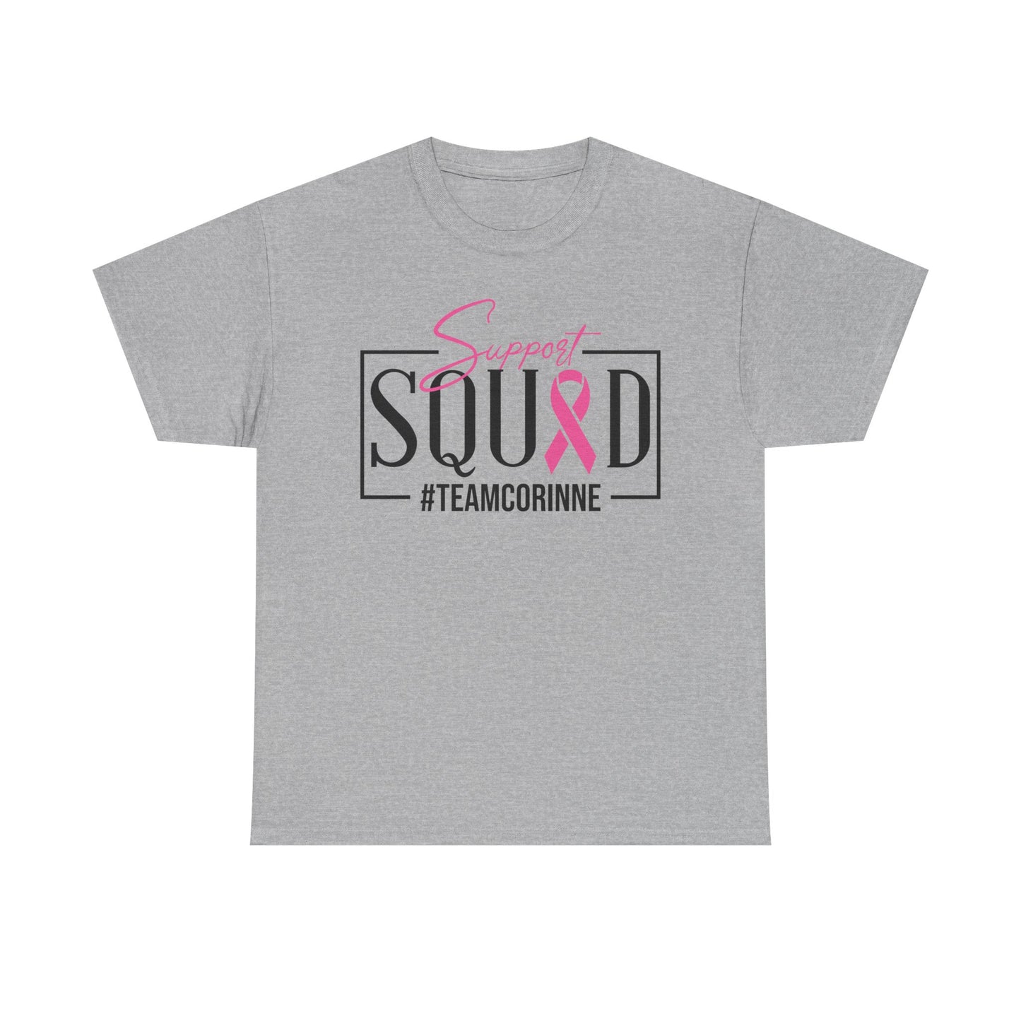 Support Squad Unisex Heavy Cotton Tee - #TeamCorinne