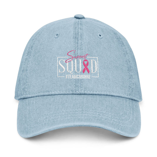 Support Squid Denim Hat - #TeamCorinne