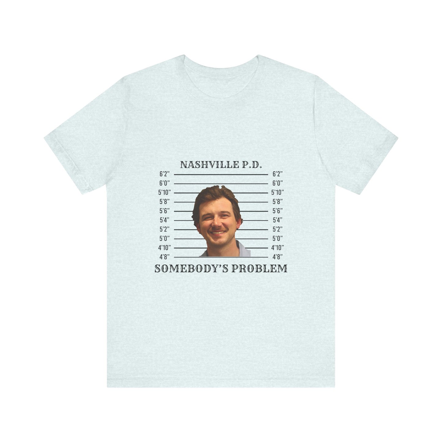 Morgan Mugshot (Unisex Jersey Short Sleeve Tee)