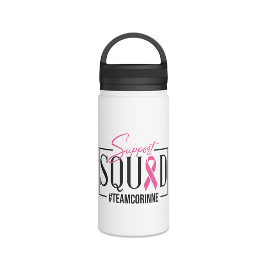 Support Squad Stainless Steel Water Bottle - #TeamCorinne