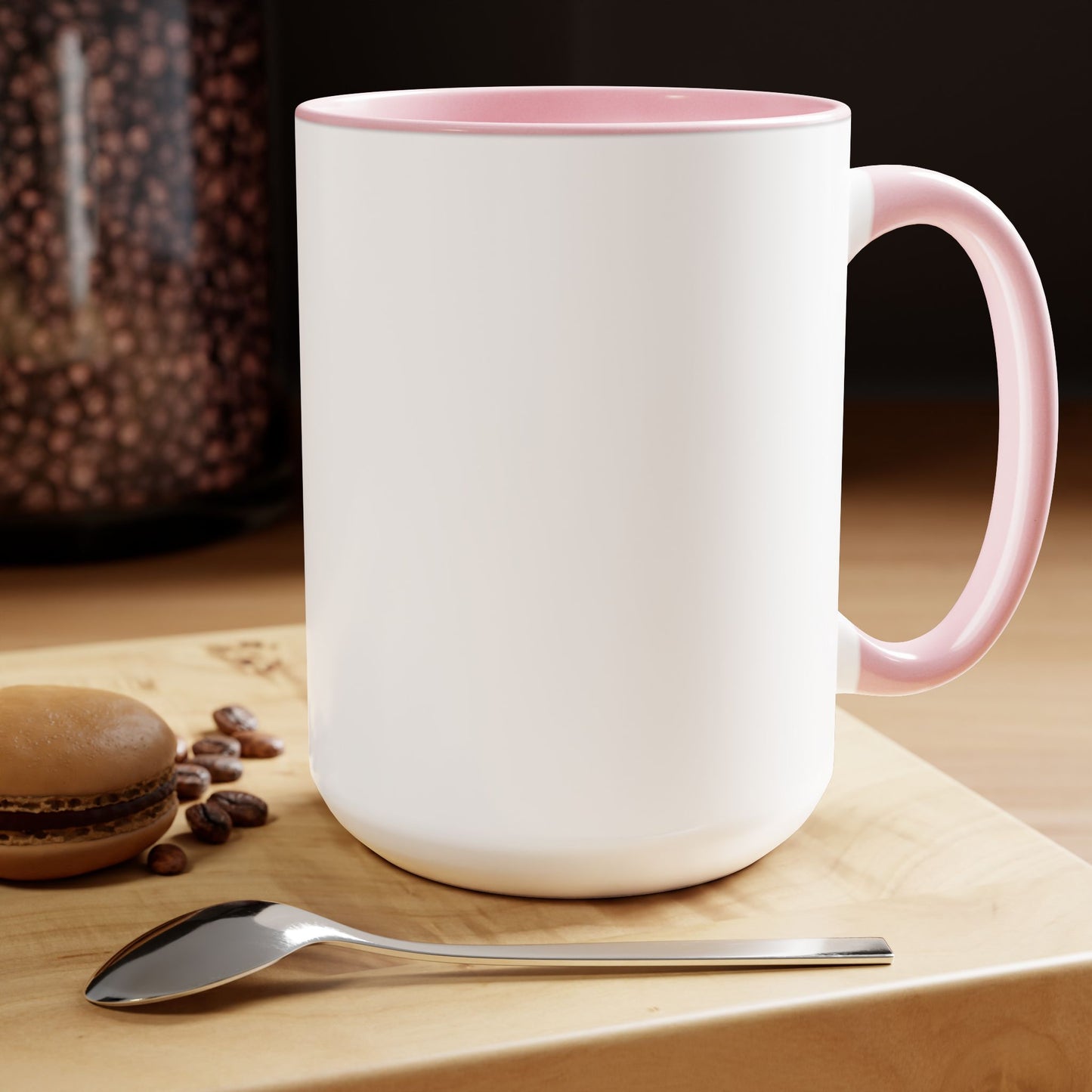 Morgan Mugshot (Two-Tone Coffee Mugs, 15oz)