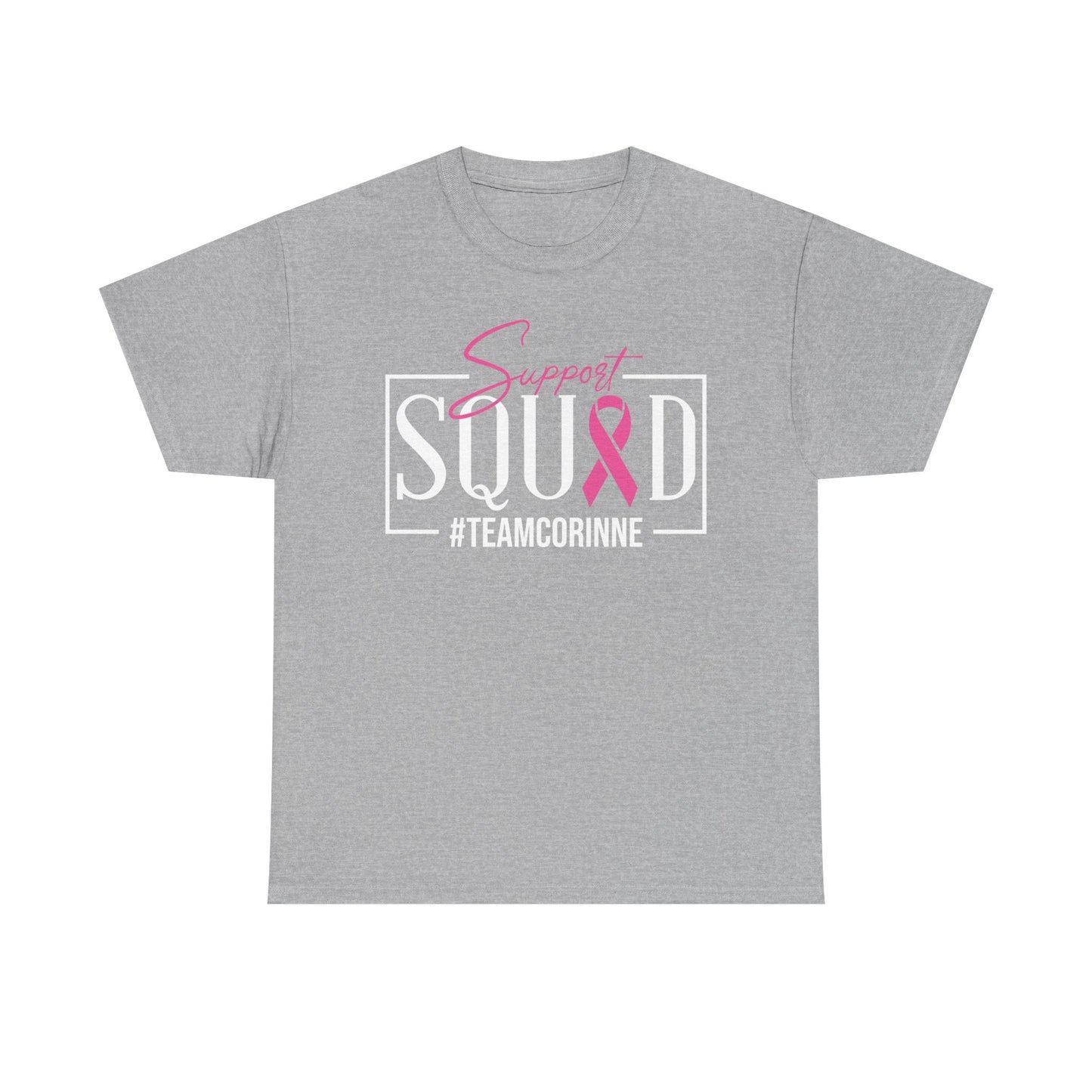 Support Squad Unisex Heavy Cotton Tee - #TeamCorinne