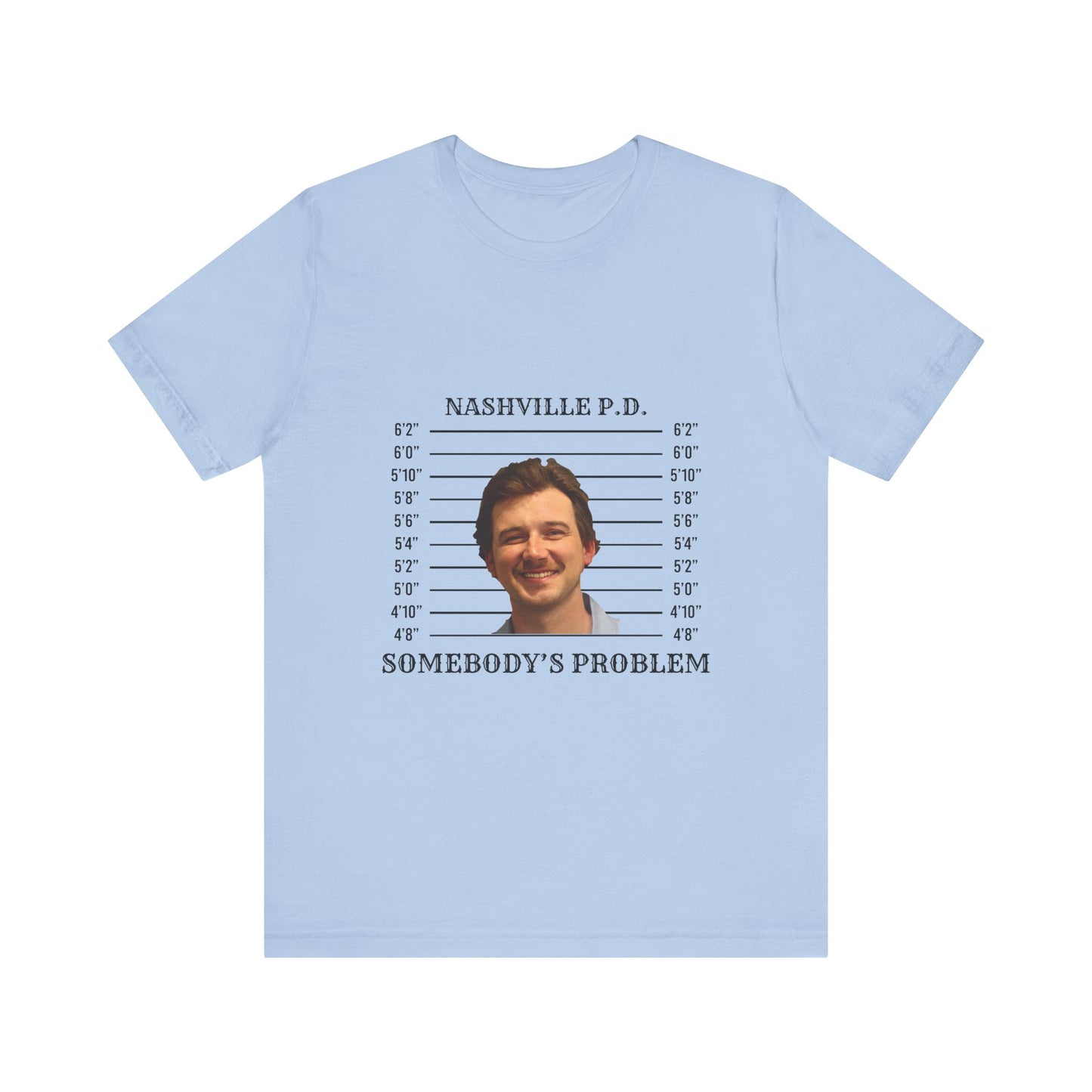 Morgan Mugshot (Unisex Jersey Short Sleeve Tee)
